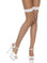 Roma Costume Thigh High Open Fish Net Stocking-White