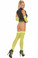 Elegant Moments Fishnet Thigh High - Neon Green