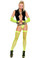 Elegant Moments Fishnet Thigh High - Neon Green
