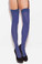 Elegant Moments Sheer Thigh Hi - Royal blue