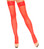 Elegant Moments Sheer Lace Top Thigh Hi - Red