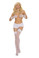 Elegant Moments Sheer Lace Top Thigh Hi