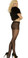 Elegant Moments Tiger Print Sheer Pantyhose - Black