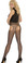 Elegant Moments Fishnet Suspender Pantyhose - Black