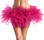 Be Wicked Petticoats- Organza Tutu - Fuchsia