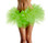 Be Wicked Petticoats- Organza Tutu - Neon Green