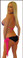 Blue Orchid Exoticwear Exotic Dancewear Long Tie Kitty Kat Set W/Thong