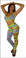 Blue Orchid Exoticwear Sexy Capture Cage Chap Set with Thong