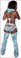 Blue Orchid Exoticwear Dynamite Diva Hoodie Chaps Set