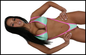 Blue Orchid Exoticwear Sensuous Sling Thong Set