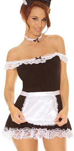 Elegant Moments 4Pc Sexy Maid Costume