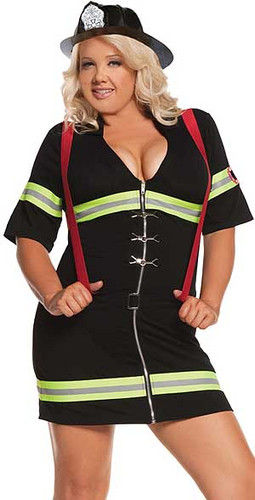 Elegant Moments 2Pc Ms. Blazin Hot Costume Queen Size