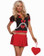 Wonderland Queen 5 pc costume includes hoodie capris skirt necklace and heart purse (9529)