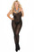 Elegant Moments Opaque Bodystocking Queen Size - Black