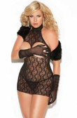 Elegant Moments Cupless Lace Dress Plus