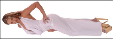 Blue Orchid Exoticwear Hollywood Gown and Thong