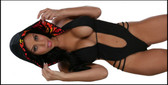 Blue Orchid Exoticwear Trinity Hoodie and Thong
