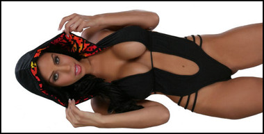 Blue Orchid Exoticwear Trinity Hoodie and Thong