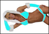 Blue Orchid Exoticwear Video Vixen Hoodie Set with Fur