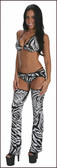 Blue Orchid Exoticwear Classic Chap Set with Thong
