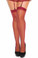 Elegant Moments Sheer Thigh Hi Queen Size - Burgundy