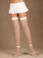 Elegant Moments Sheer Thigh Hi Queen Size - Nude