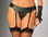 Elegant Moments Studs Leather Garterbelt Queen Size
