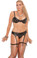 Elegant Moments Leather Garterbelt Queen