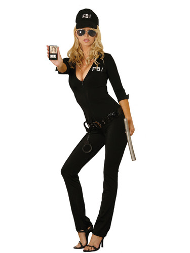 Elegant Moments 7Pc Sexy FBI Agent Costume