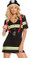 Elegant Moments 2Pc Ms Blazin Hot Costume