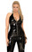 Elegant Moments Deep V Vinyl Catsuit Plus