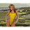 Starwear USA Halley Extreme Side One Piece Swimsuit - Yellow Wet Look