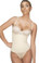 Vedette Women's Evonne Underbust Bodysuit  in Thong - Nude