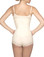 Vedette Megane Open Bust Bodysuit with Lace Trim - Nude