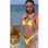 Starwear USA Mars Classic Triangle Top and Thong Back Bottom Bikini Swimsuit - Lemon Yellow