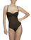 Vedette Nadine Strapless Bodysuit Bikini - Black