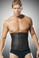 Ann Chery Latex Men Girdle Body Shaper - Black