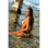 Starwear USA Polar Squared Off Triangle Top Rio Back Bikini - Yellow Polka Dots / White