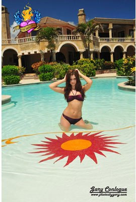 Starwear USA Ursa Stylish Bandeau Top with Versatile Gathered Center - Merlot