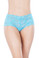 Oh La La Cheri Lace Crotchless Boyshort - Teal