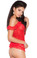Elegant Moments Lace Cami Top with Lace Up front and Ruffle Trim