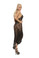 Elegant Moments Butterfly Lace Slip Gown - Black