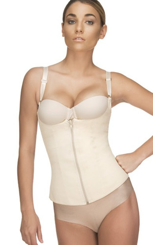 Vedette Women's Felice Underbust Waist Cincher with Zipper - Nude