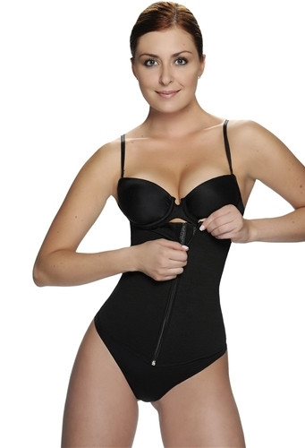 Vedette Gigi Waist Cincher with Zipper - Black