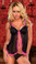 Hustler Lingerie Maximum Cleavage Babydoll Set