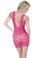 Oh La La Cheri Seamless Stocking Dress - Pink
