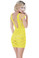 Oh La La Cheri Seamless Stocking Dress - Yellow