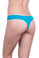Oh La La Cheri Crotchless Pearl Thong Panty - Teal
