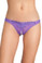 Oh La La Cheri Crotchless Pearl Thong Panty - Purple