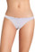 Oh La La Cheri Crotchless Pearl Thong Panty - White